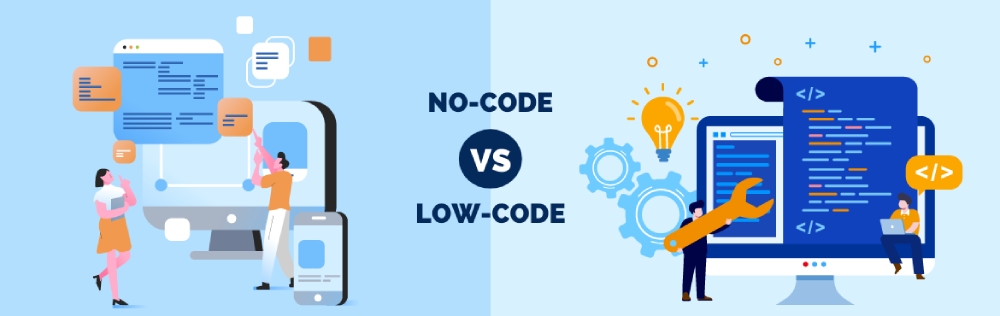 Low-code/no-code platform is one of the mobile app development trends in 2025