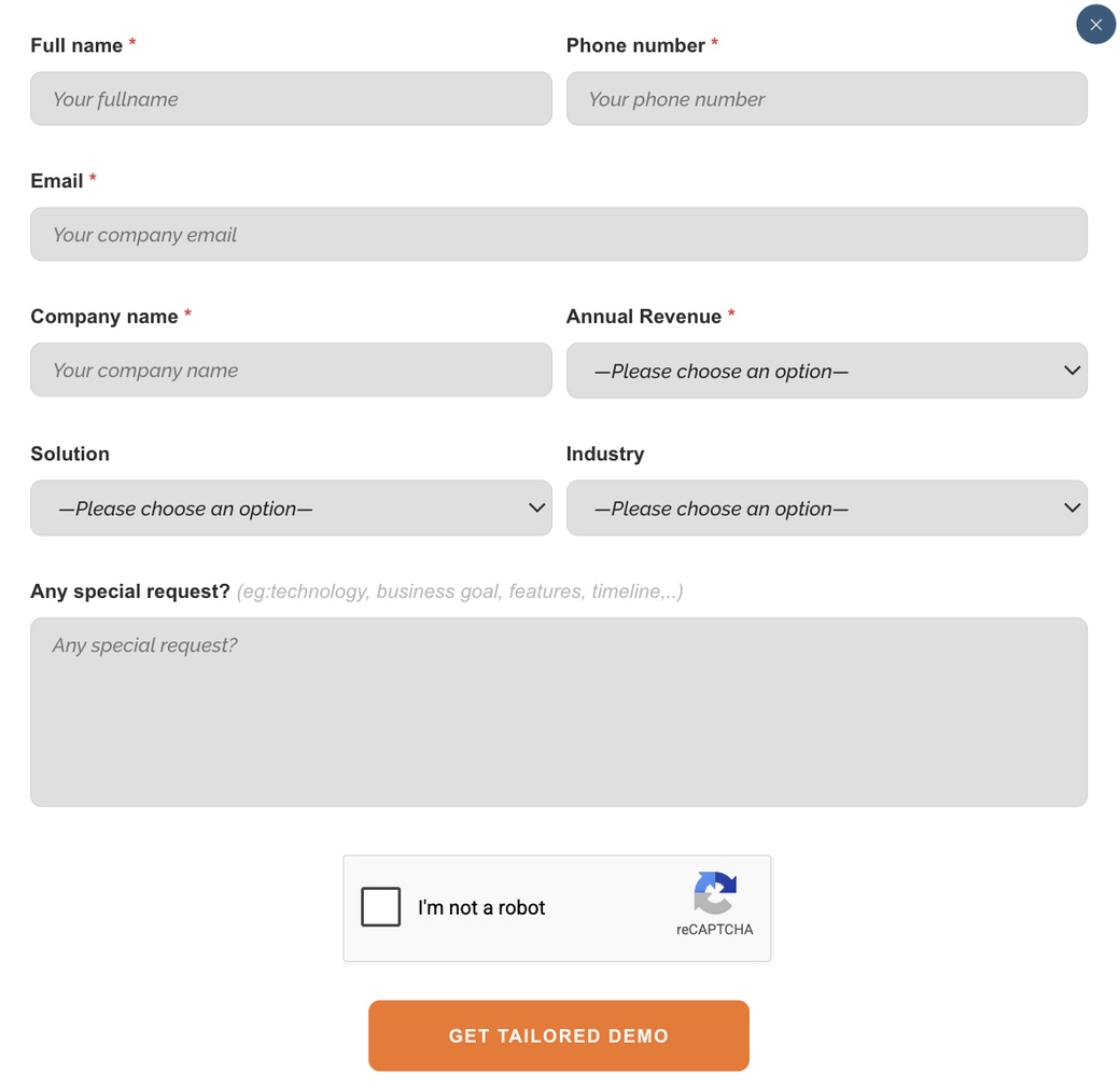 Request a demo