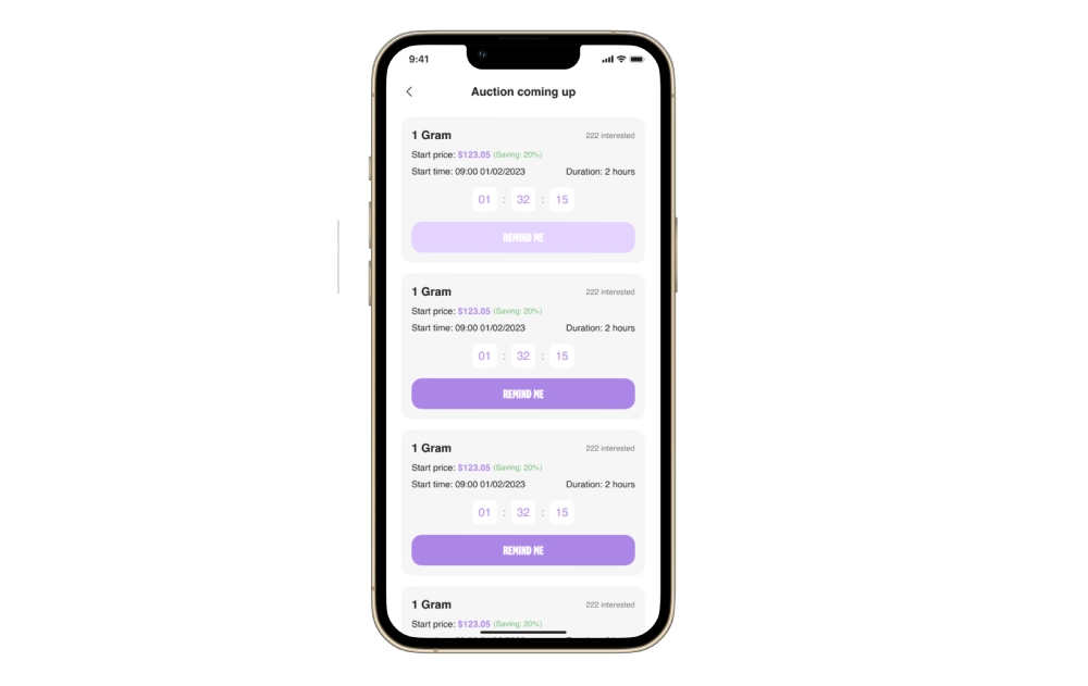 Marketplace for buying and selling gold in New Zealand by PowerGate Software