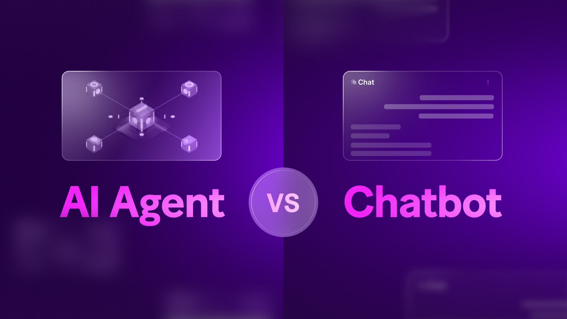 AI agent vs AI chatbot